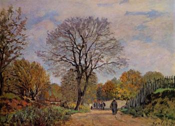 Alfred Sisley : A Road in Seine-et-Marne